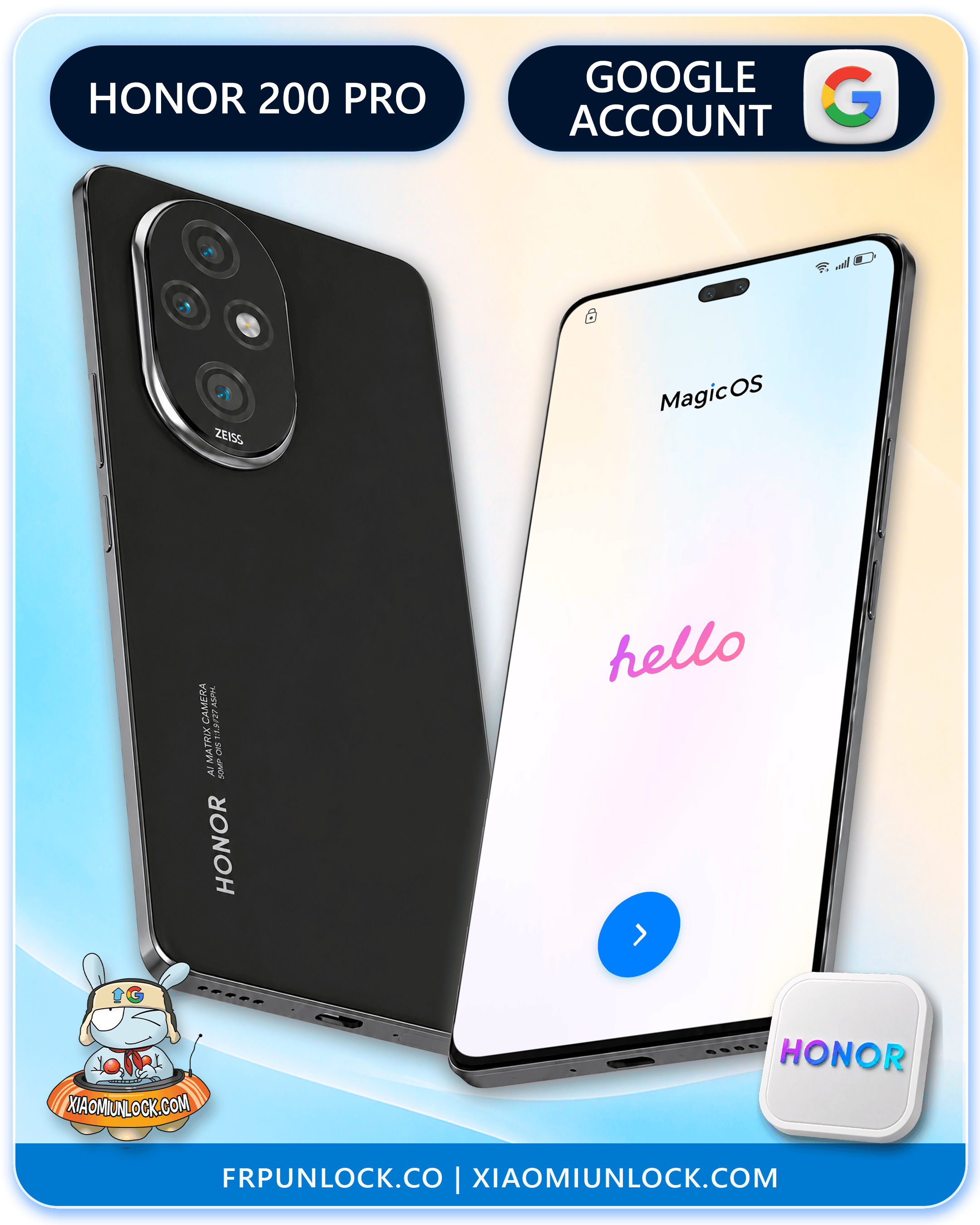 Eliminar Cuenta Google Honor 200 Pro
